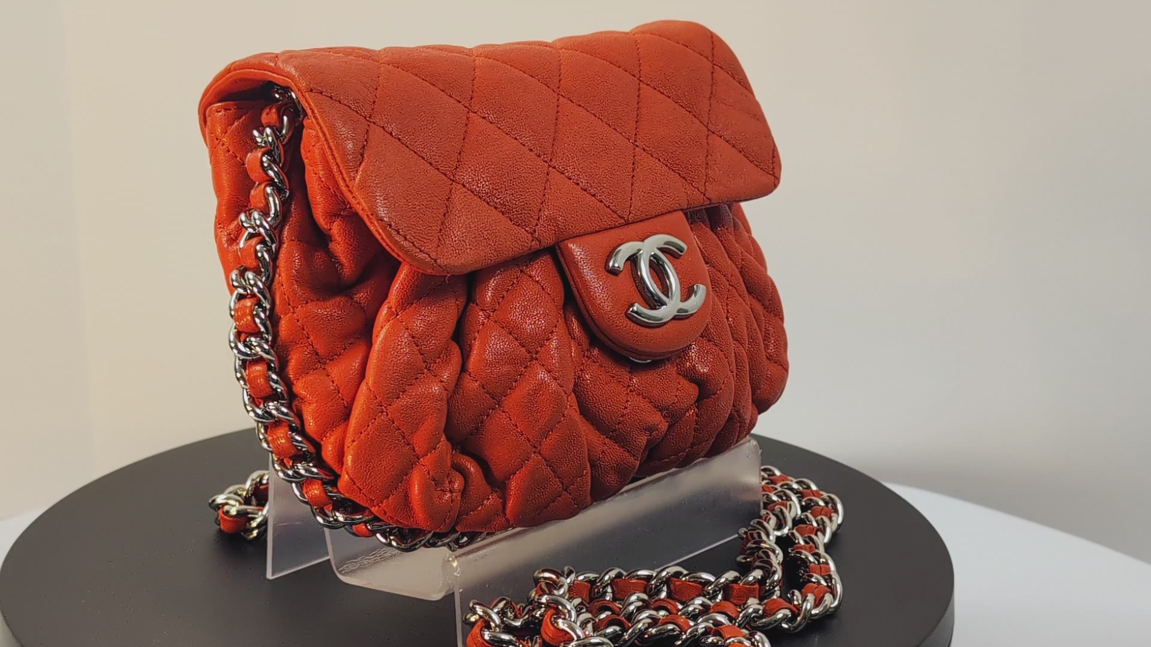 Chanel Rare Red Chain Around Mini Bag